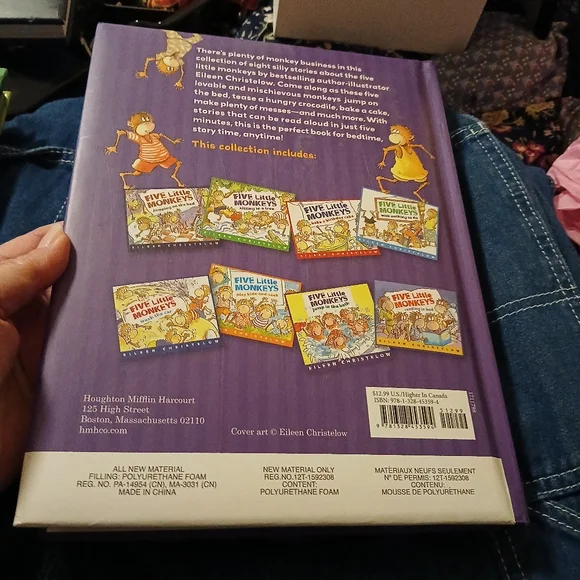 Set of 2 books - Bible Stories and 5 Little Monkeys Story Books - Picture 5 of 5